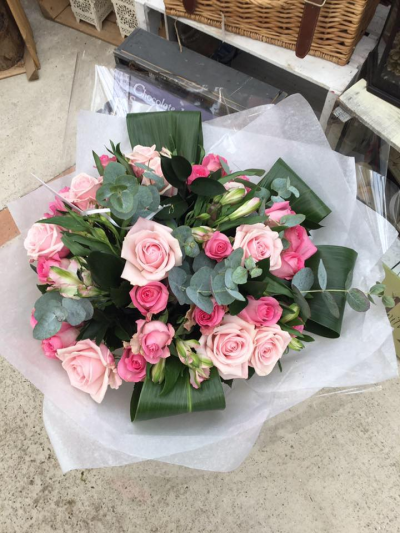 Pink Rose Paradise - Glorious roses in shades of pink or any colour you choose - who can deny the beauty of this stunning bouquet - order for sameday delivery or any day delivery